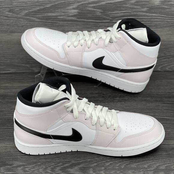 WMNS Air Jordan 1 Mid, Light Violet/White | Size 12W / 10.5M [new] BQ6472-500 - Picture 8 of 10